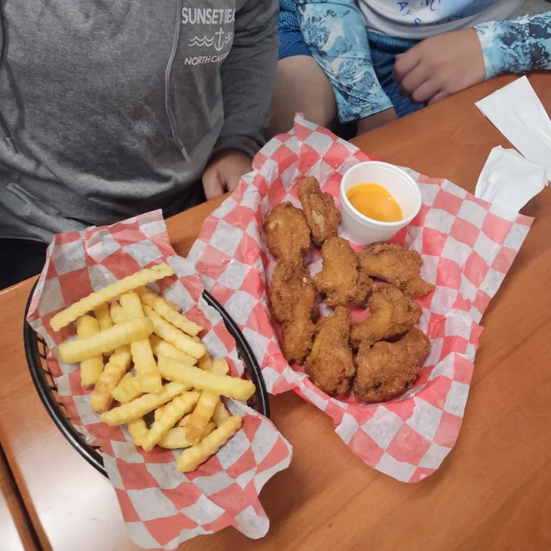 Wings and fries